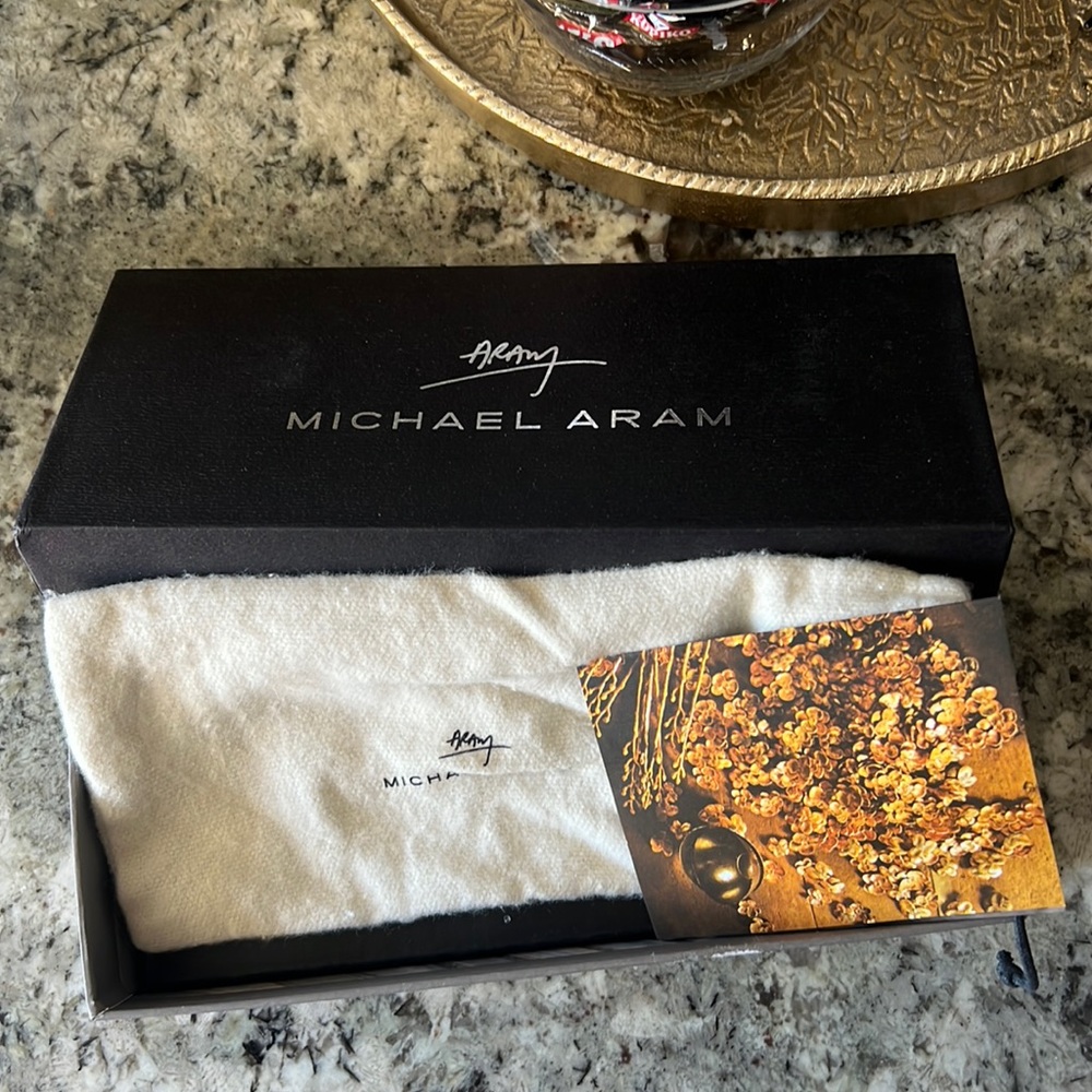 Michael Aram Box w/ dustbag can be used for jewelry, gift box, etc